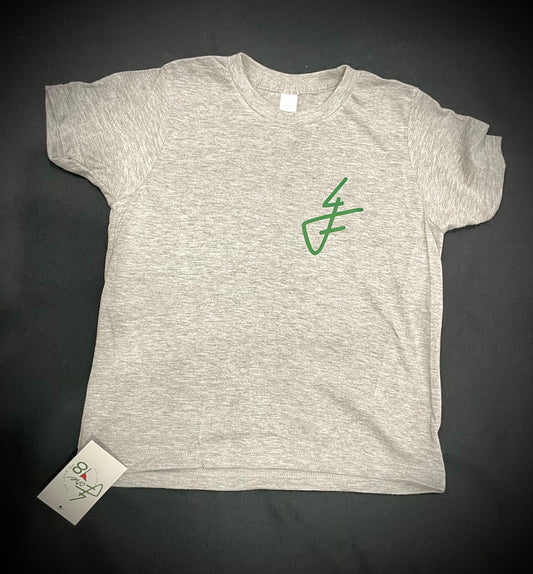 Kids Grey T-Shirt 4F/Horizontal Logo