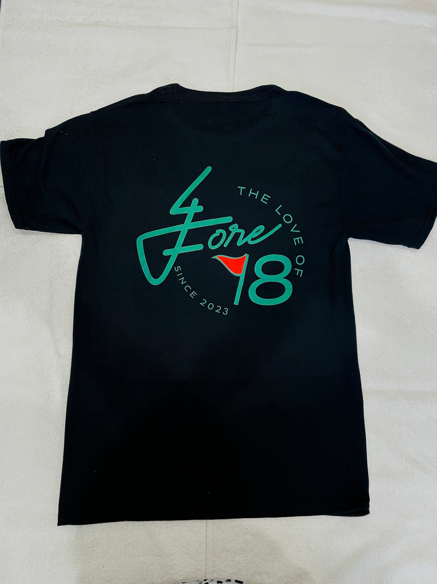 Black 4F/Round Logo T-shirt