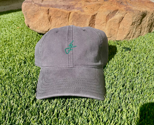Women’s/Dad Grey adjustable hat with green 4F