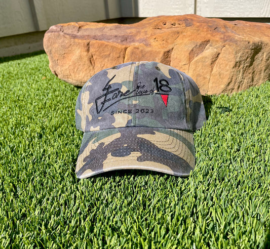 Women’s/Dad Adjustable Camo with BlackHL
