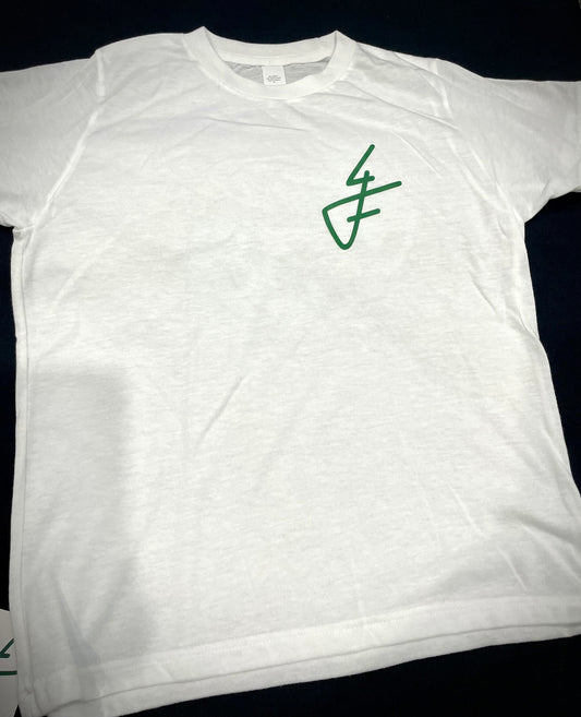 Kids White T-Shirt 4F/Horizontal Logo