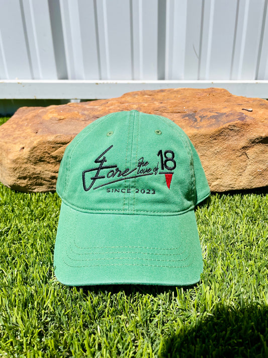 Women/Dad Hat Green Horizontal/4F Logo