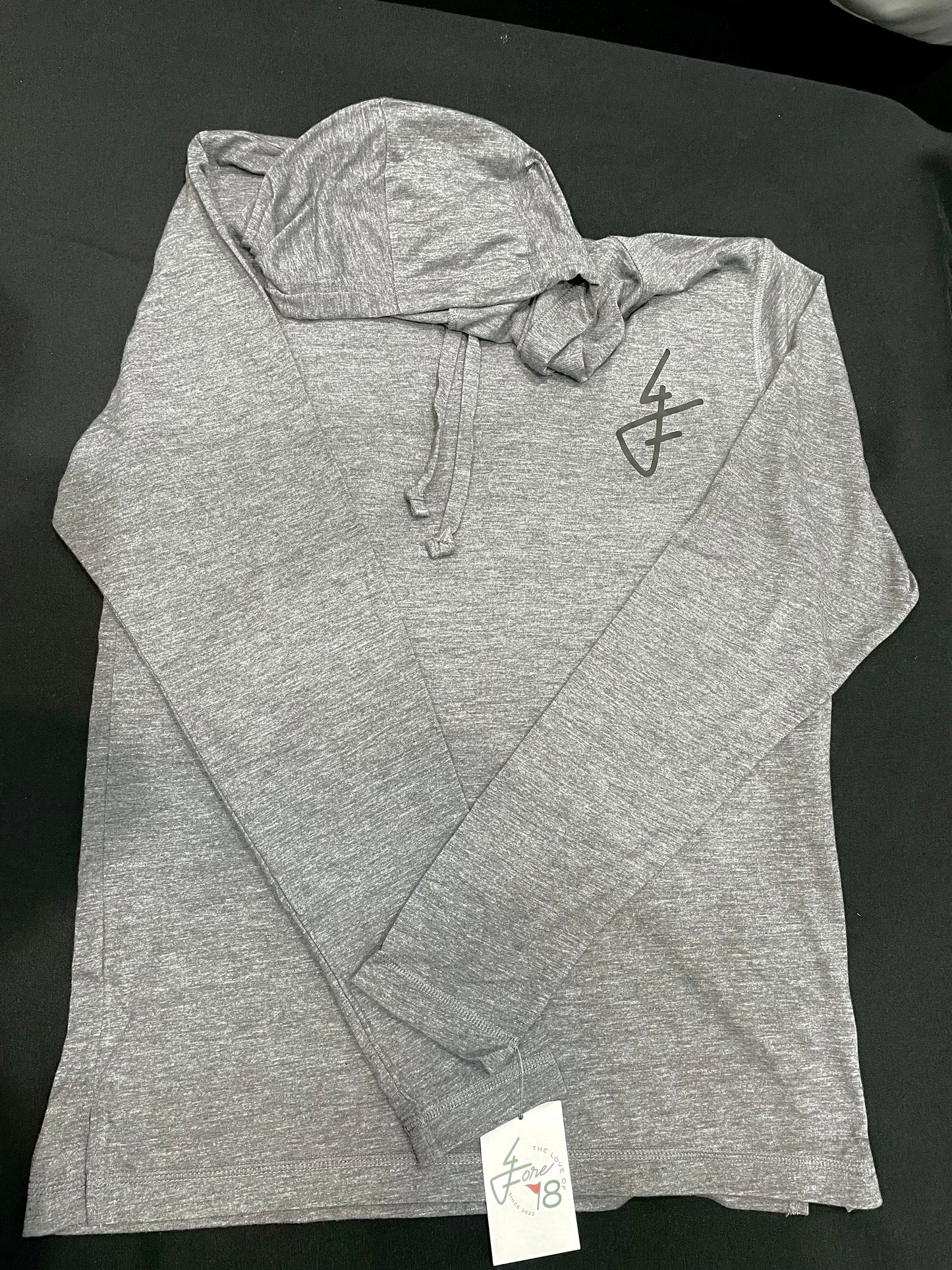 Dark Grey Long Sleeve Hoodie 4F